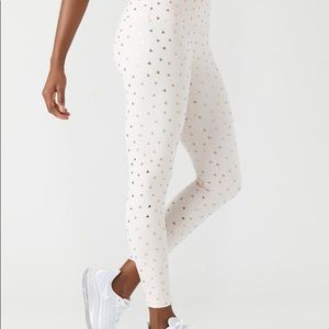 GLYDER High Power Legging Blush/Rose Gold Triangle SM & MED   (L005 - 0010)